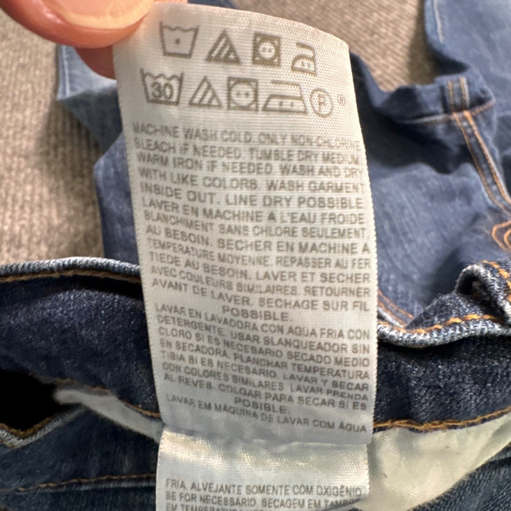 Levi's 505 Straight Leg Jeans Womens 14 Curvy Medium Wash Normcore Capsule Denim - Picture 8 of 13